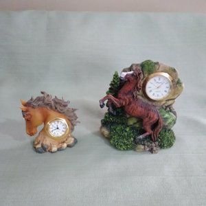 Horse small clocks